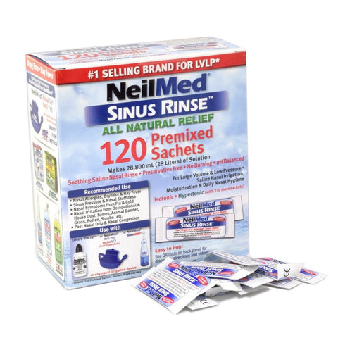 Neilmed Sinus Rinse (120 Premixed Sachets)