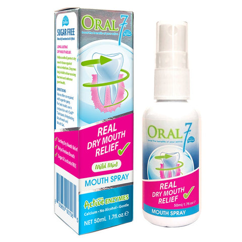 Oral 7 Dry Mouth Relief Spray (50mL)