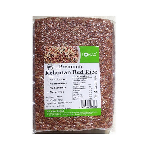 Lohas Premium Kelantan Red Rice 900g