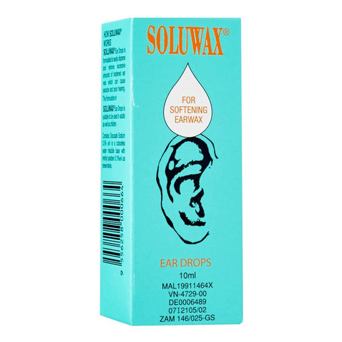 Soluwax Ear Drops 10mL (Dropper Bottle)