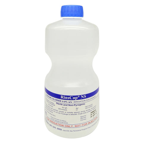 Rinscap Ns Sodium Chloride 0.9 For Irrigation Screw Cap Bp 1000mL