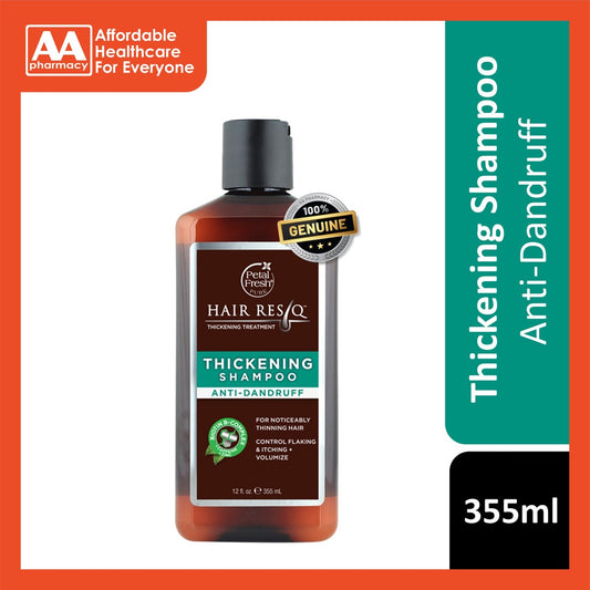 Petal Fresh Hair Resq Thickening Shampoo Anti Dandruff 355mL