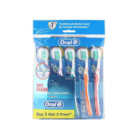 Oral-B Complete Easy Clean Toothbrush 5's (Medium)