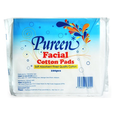 Pureen Facial Cotton Pad Soft Absorbent 100's