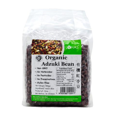 Lohas Organic Adzuki Bean 500g