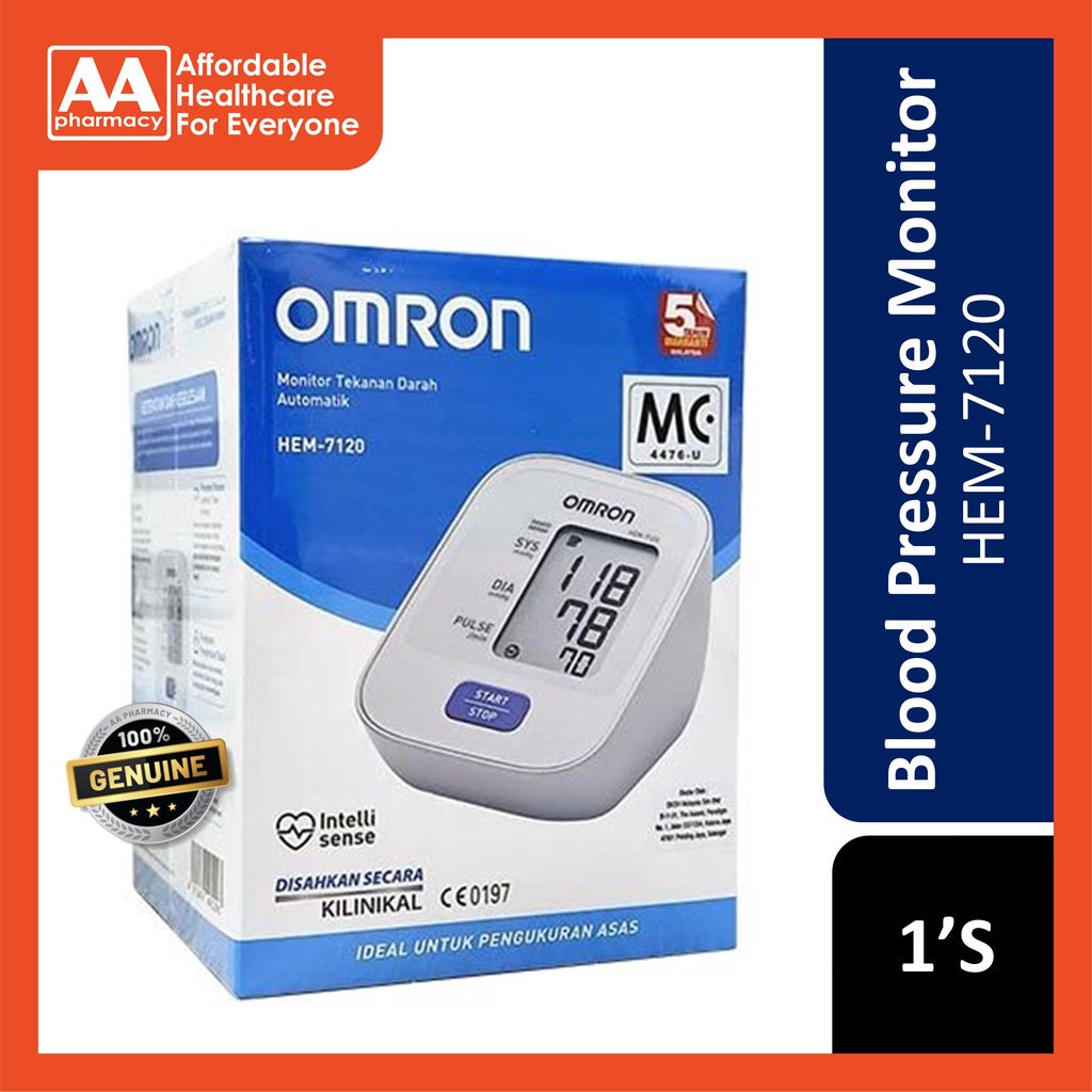 Omron Bp Blood Pressure Machine Hem-7120 – AA Pharmacy