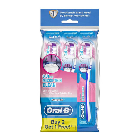 Oral-B Complete Microthin Clean Toothbrush B2F1