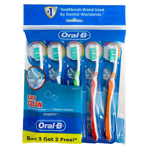 Oral-B Complete Easy Clean Toothbrush 5's (Soft)