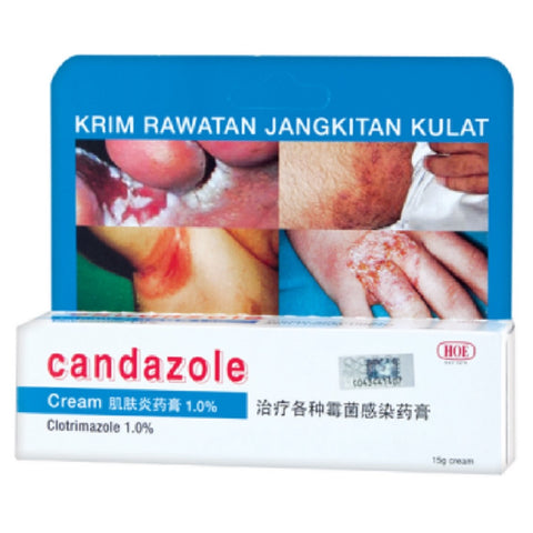 Candazole (Clotrimazole 1.0%) Cream 15gm