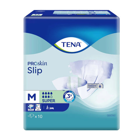 Tena Slip Super Adult Diapers M Size (10's)