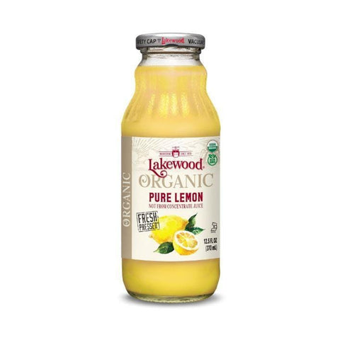 Lakewood Organic Pure Lemon Juice 370mL
