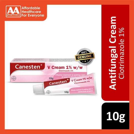 Canesten V Cream (Clotrimazole 1% w/w) 10g