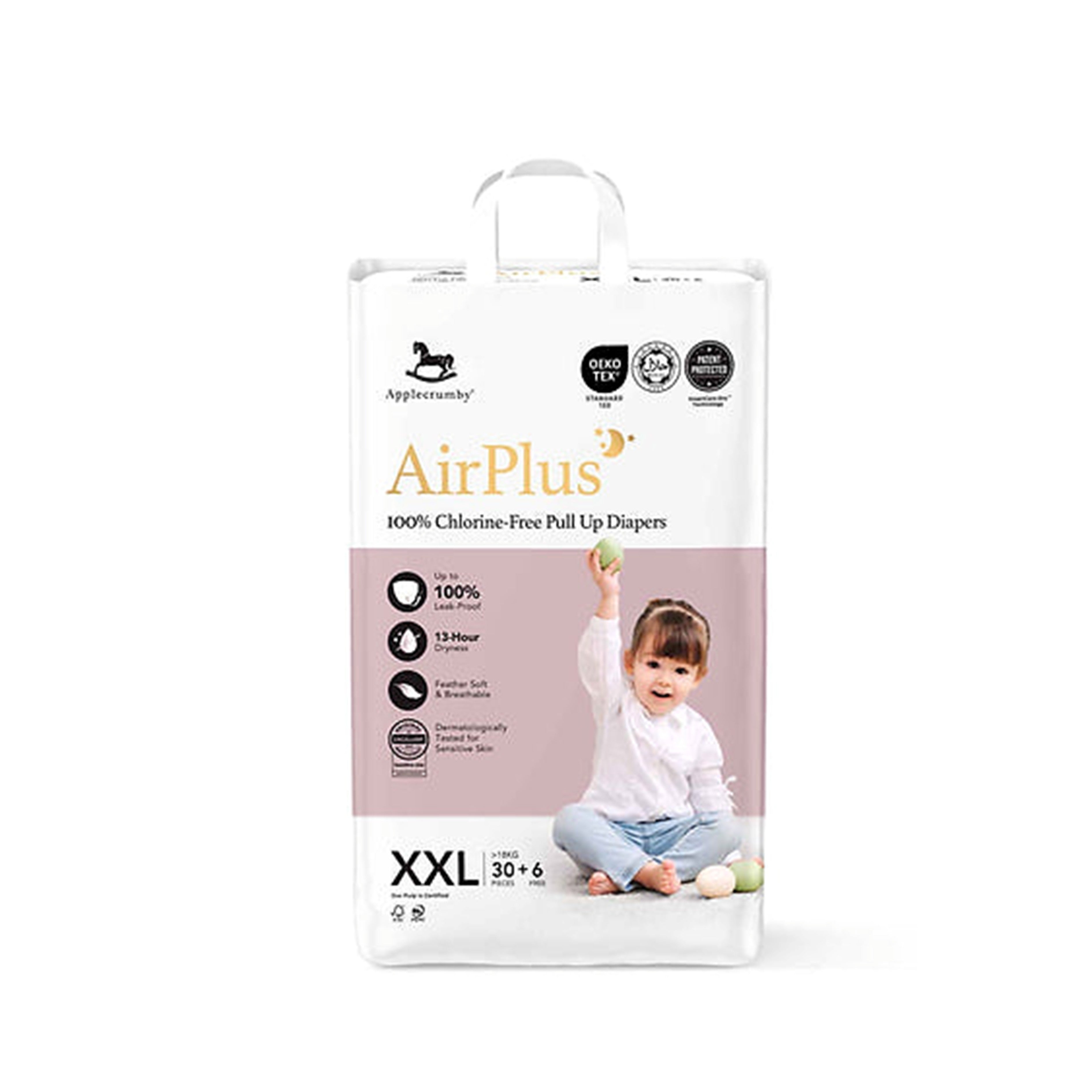 Applecrumby AirPlus Baby Pants Size XXL 30's+6's (For More Than 18kg)