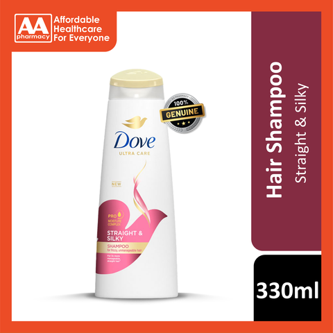 Dove Straight & Silky Shampoo 330mL