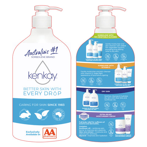 Kenkay Dry Skin Body Wash 1L