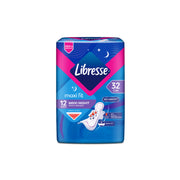 Libresse Pads (Maxi Night, 32cm Wings) 12's