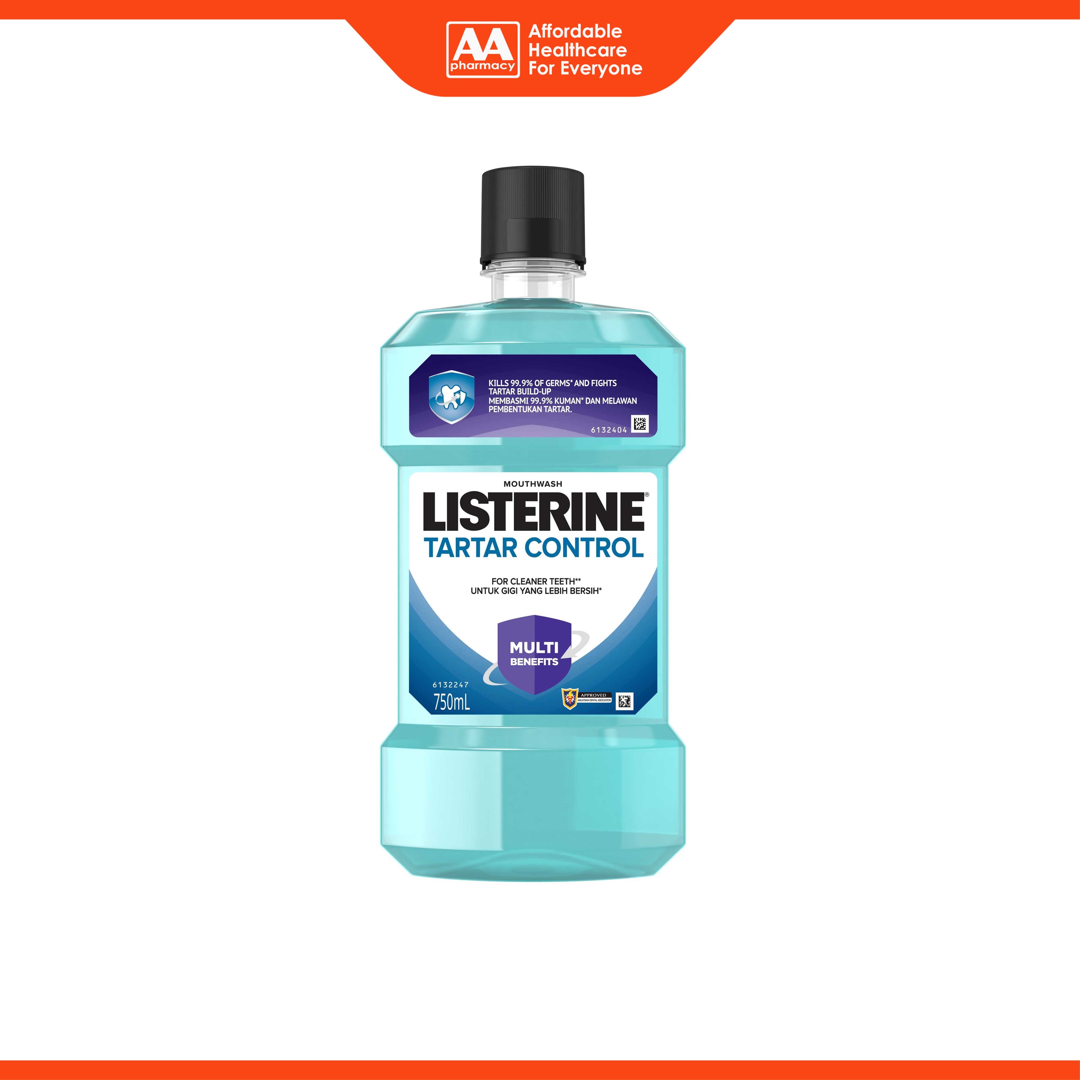 Listerine Mouthwash - Tartar Control 750mL