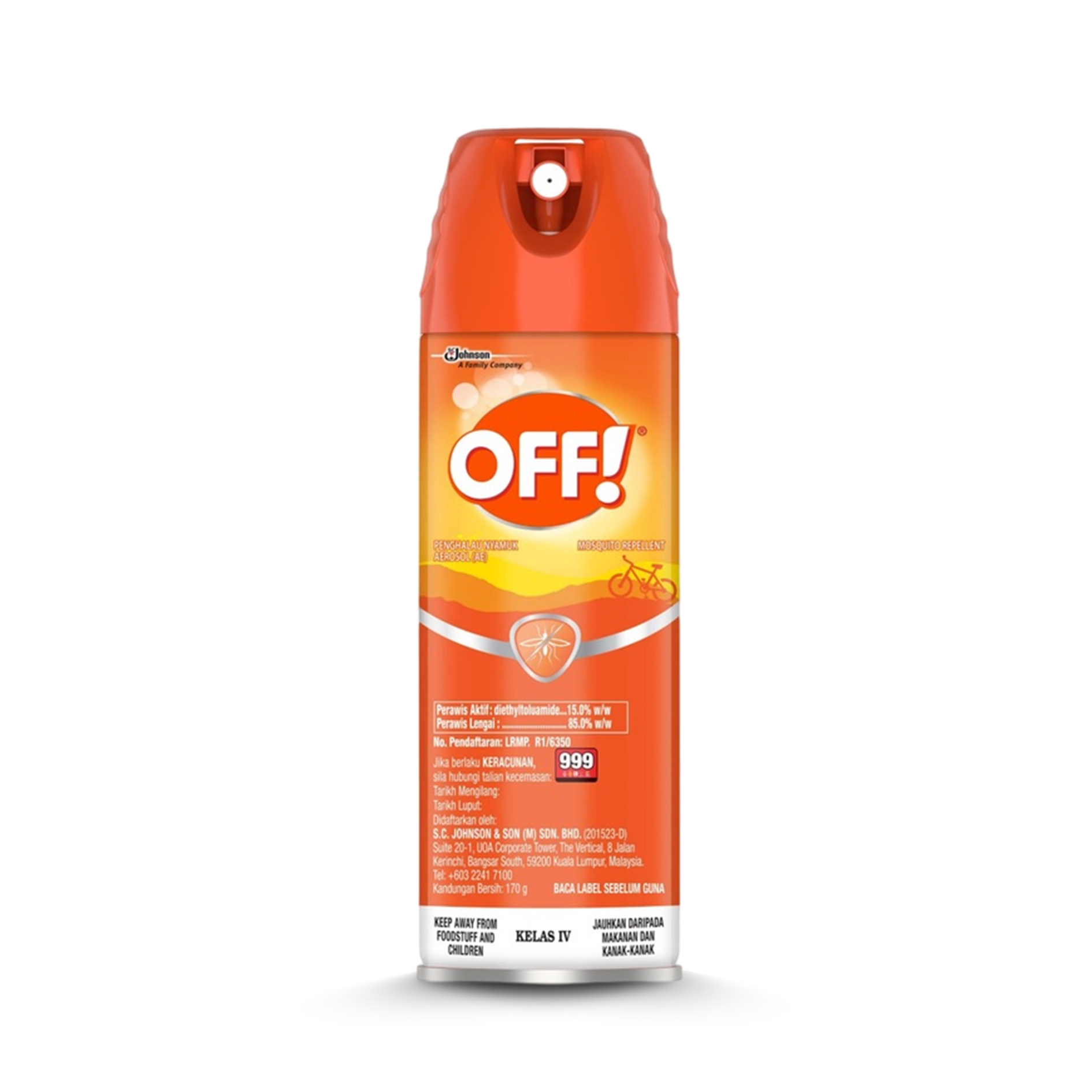 Off.com OFF! Insect Repellent Aerosol Spray 170g – AA Pharmacy