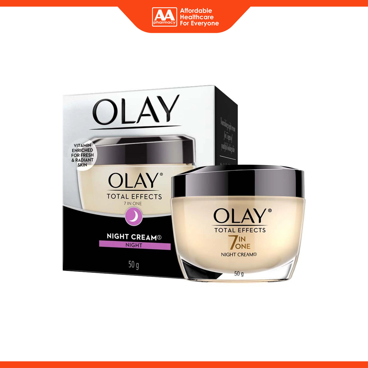 Olay Total Effects 7 In One Day Cream / Night Cream / Touch of Foundation BB Crème SPF15 50g