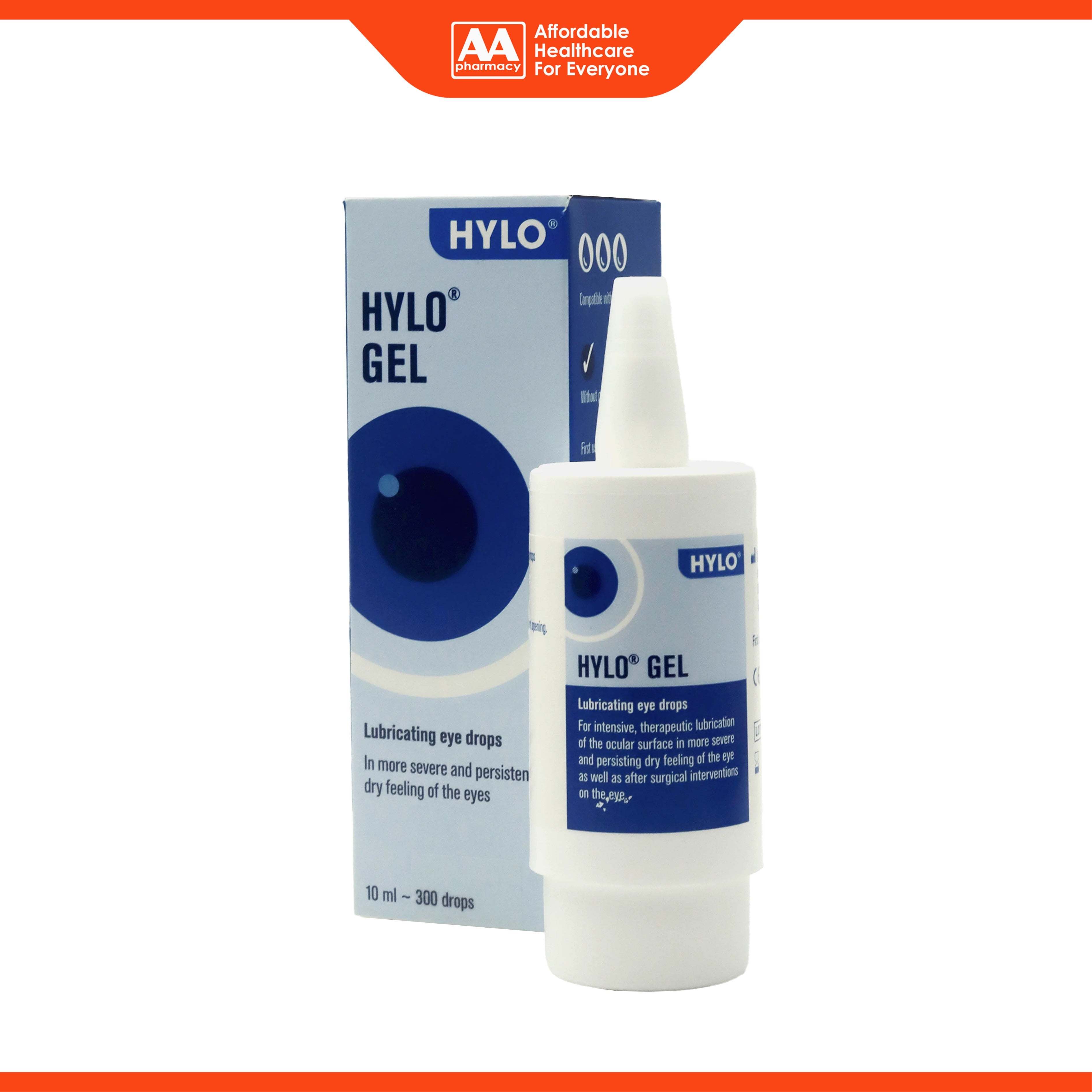 Hylo Gel Lubricating Eye Drops 10mL