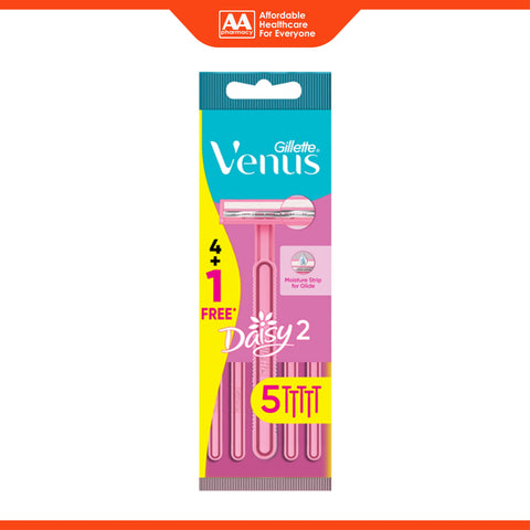 Gillette Venus Daisy 2 Disposable Razor 4+1's