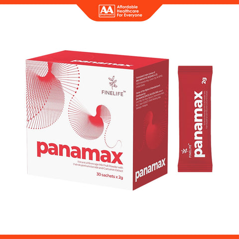 Finelife Panamax (Botanical Beverage Mix Fruit Powder, Palmitoylethanolamide and Curcumin Extract) Sachet 2gx30's