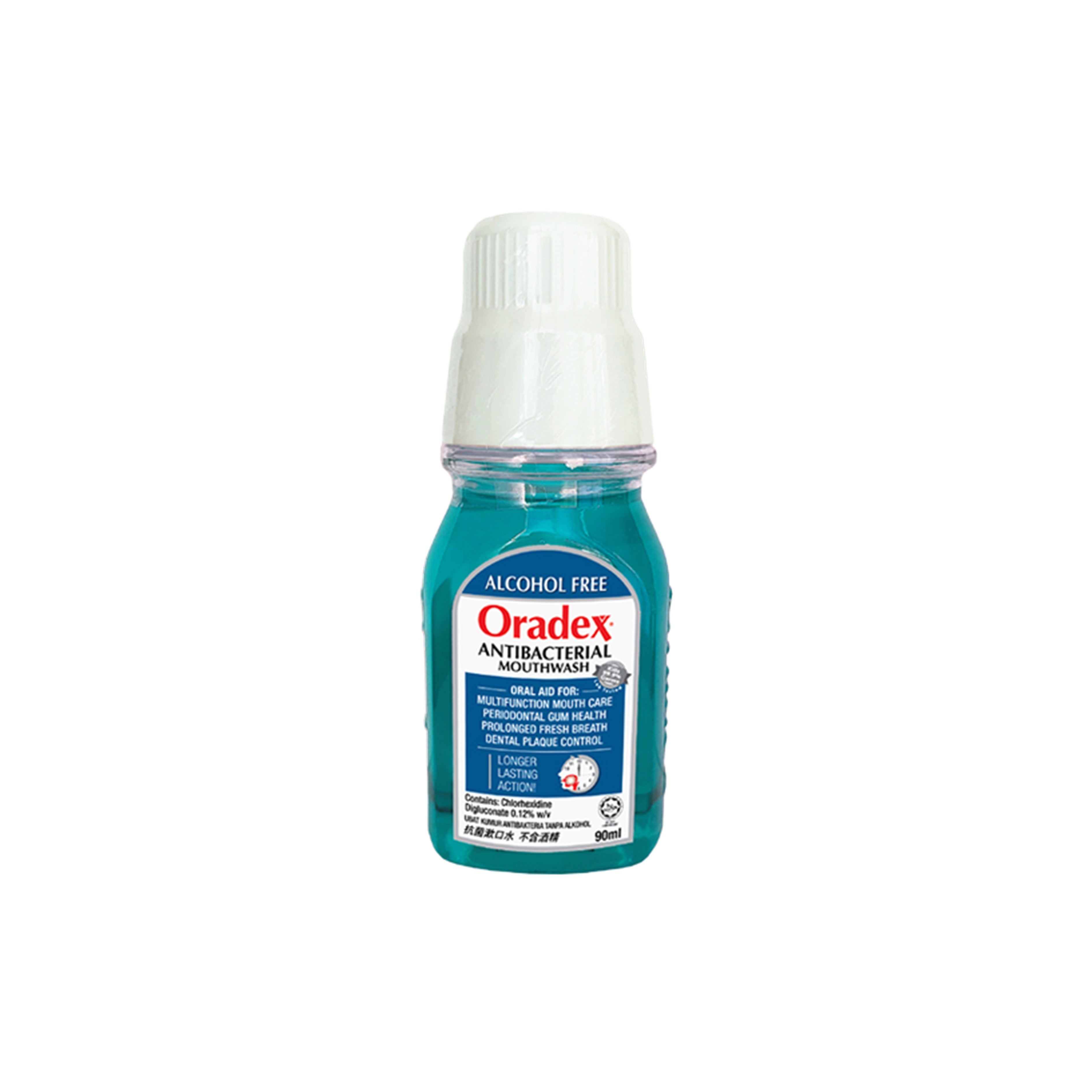 Oradex Antibacterial Mouthwash (Alcohol Free) 90mL