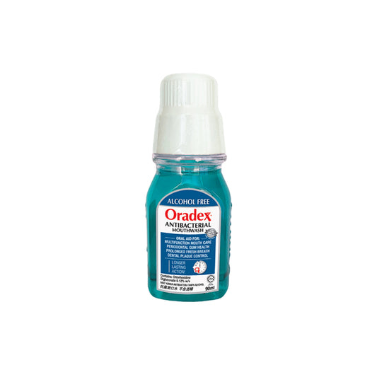 Oradex Antibacterial Mouthwash (Alcohol Free) 90mL