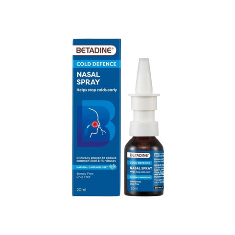 Betadine Cold Defence Nasal Spray 20mL [New Packaging]