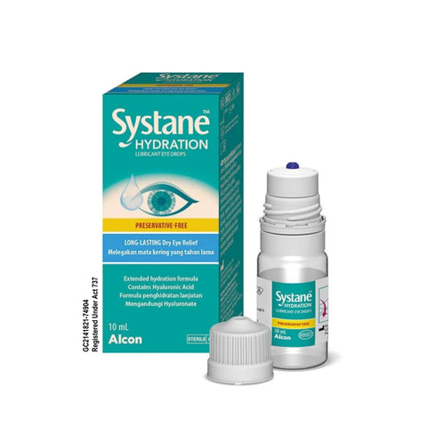 Systane Hydration (Preservative-Free) Lubricant Eye Drops 10mL