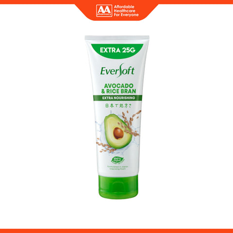 EverSoft Avocado and Rice Bran (Extra Nourishing) Cleansing Foam 195g