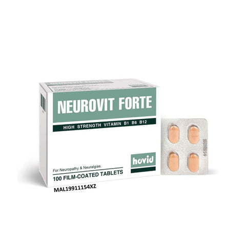 Hovid Neurovit Forte Film-Coated Tablet 10x10's