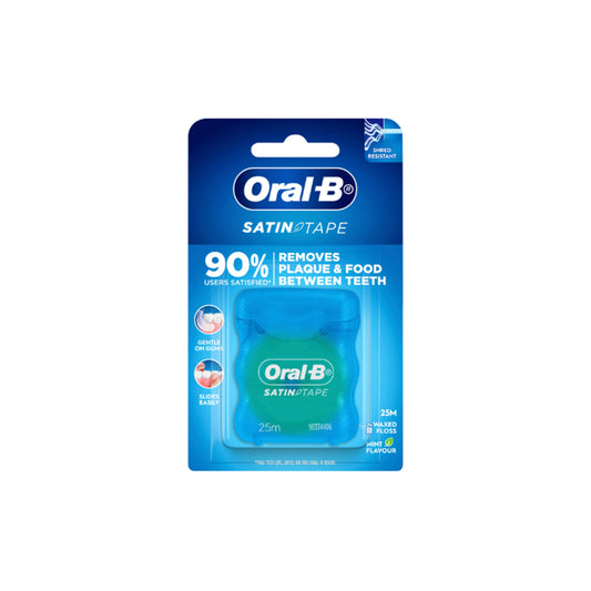 Oral-B Satin Tape Waxed Floss 25m 1's