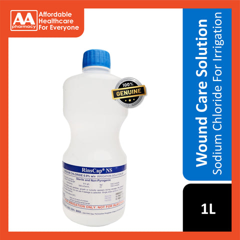 RinsCap NS Sodium Chloride 0.9% Irrigation Solution BP 1000mL