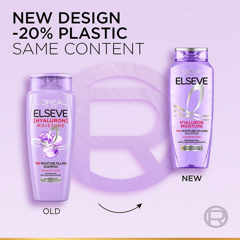 L'Oréal Paris Elseve [Hyaluron] Moisture 72H Moisture Filling Shampoo 280mL