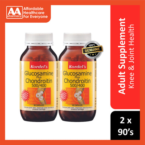 Kordel's Glucosamine Plus Chondroitin 500/400 Capsule 2x90s