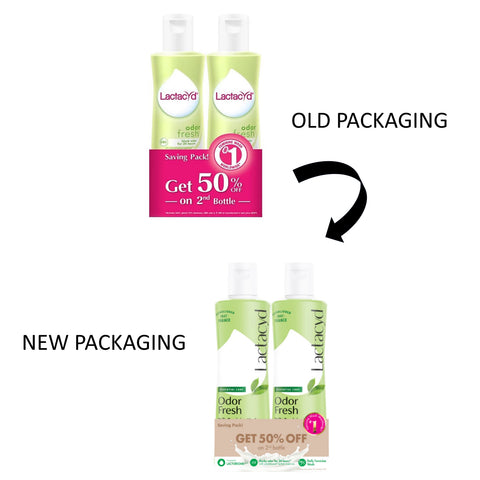 Lactacyd Odor Fresh Daily Feminine Wash 250mLx2's