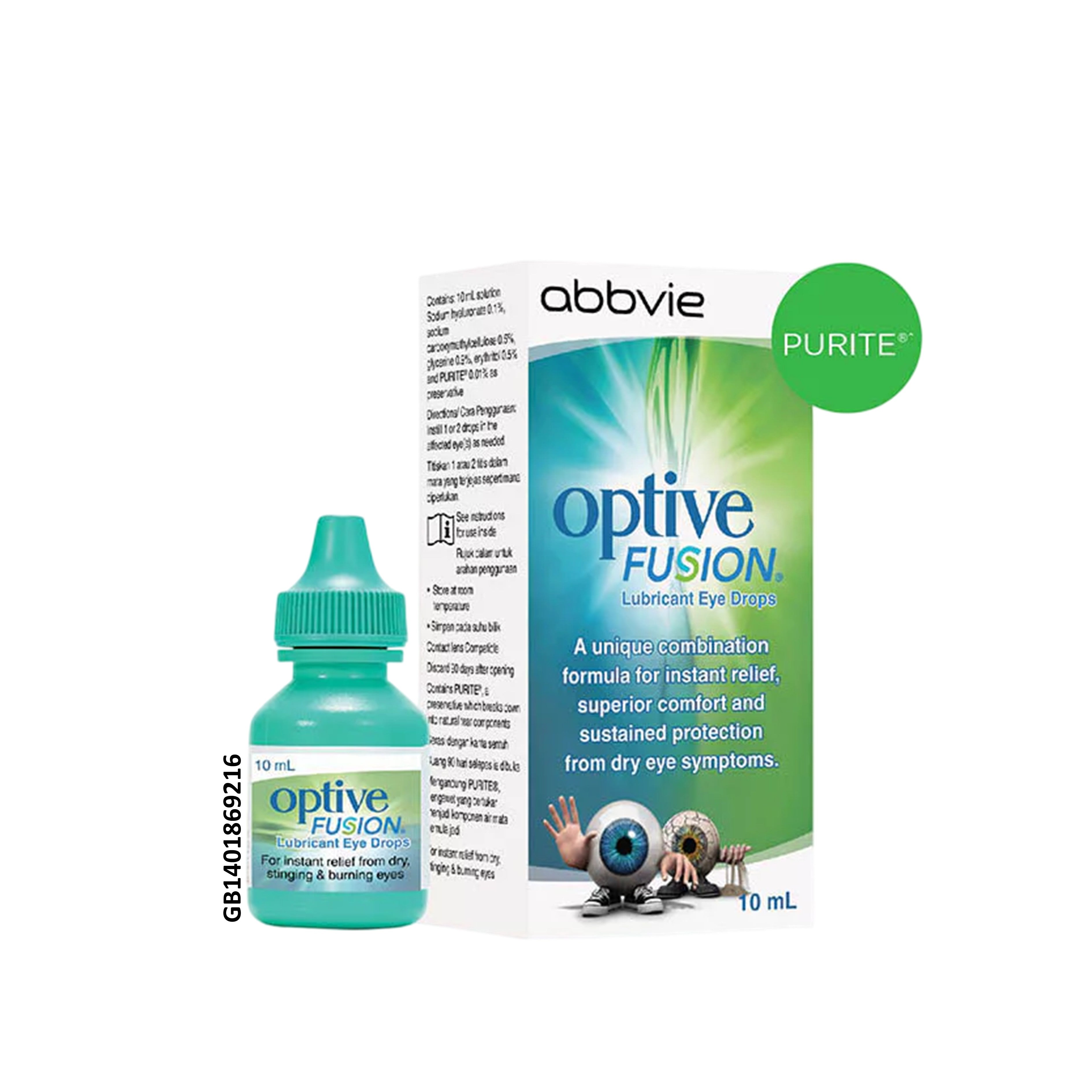 Optive Fusion Multi-Dose Lubricant Eye Drop 10mL