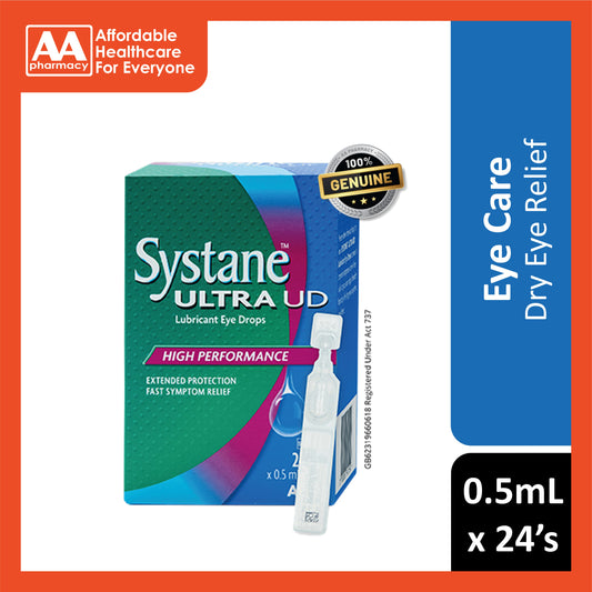 Systane Ultra Unit Dose Preservative-Free Eye Drops 0.5mLx24's