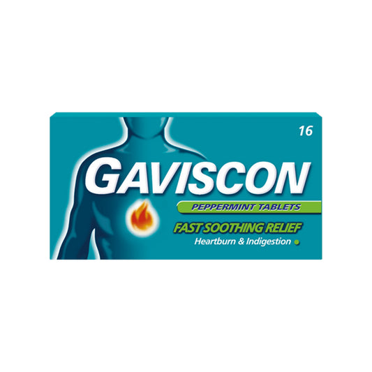 Gaviscon Chewable Tablet 16's (Peppermint Flavour)