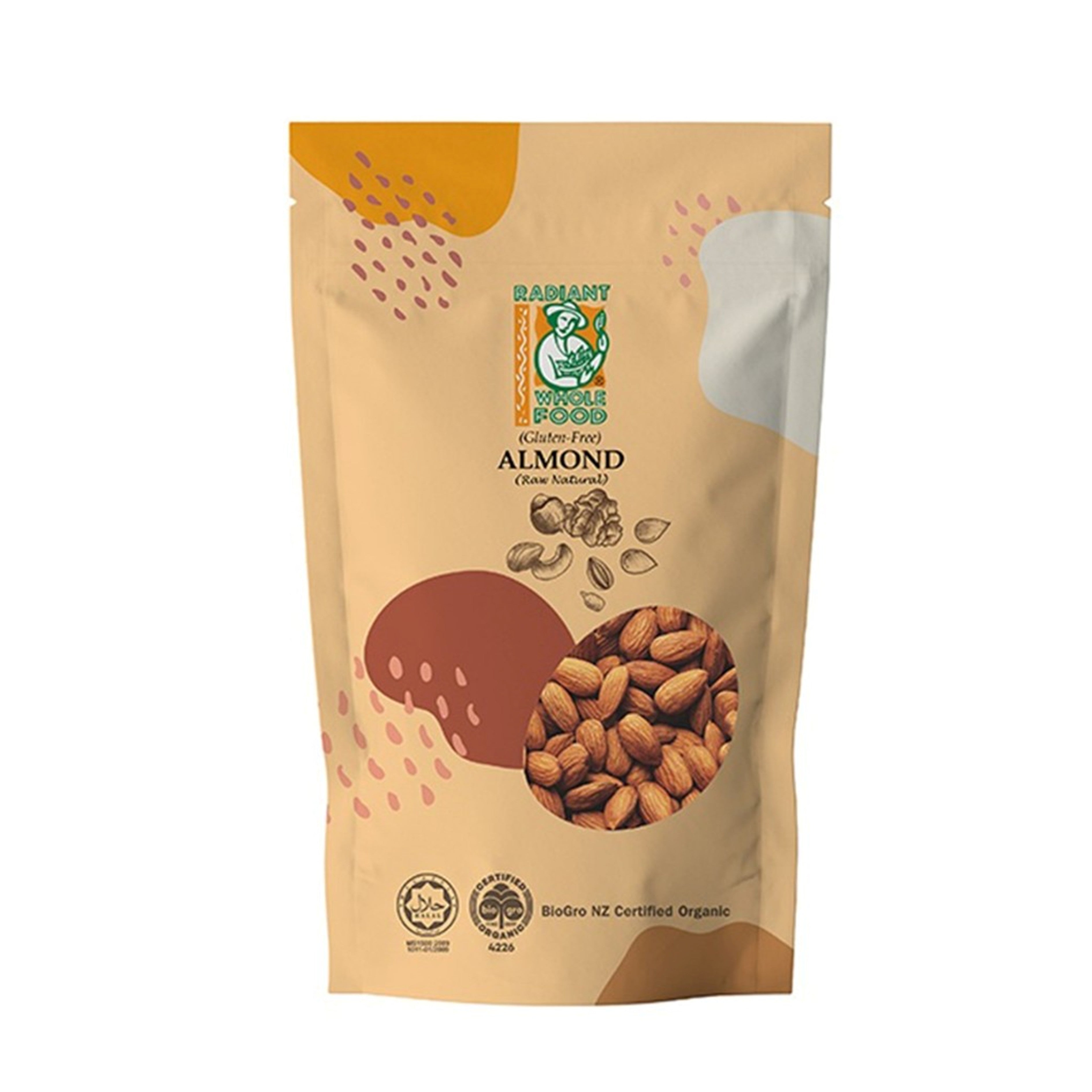 Radiant Raw Natural Almond 200g