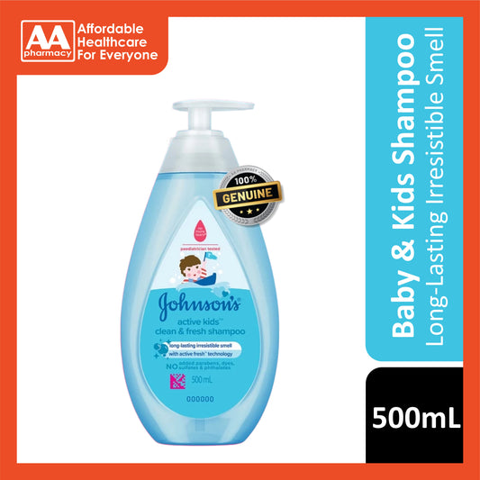 Johnson's Active Kids (Clean and Fresh) Shampoo 500mL