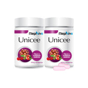 MegaLive Unicee 440mg Vegecapsule 2x60's