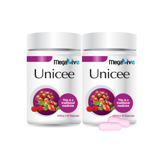 MegaLive Unicee 440mg Vegecapsule 2x60's