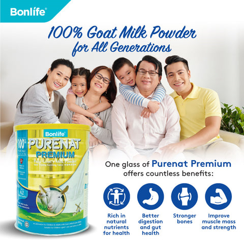 Bonlife Purenat Premium Goat Milk Powder 800gm