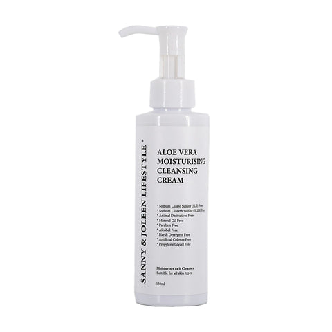 Sanny and Joleen Lifestyle Aloe Vera Moisturising Cleansing Cream 150mL