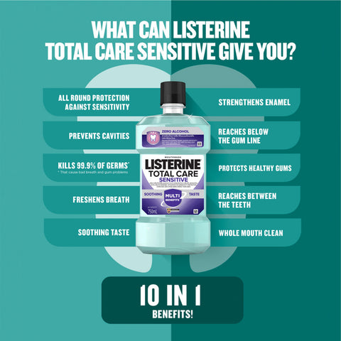 Listerine Mouthwash - Total Care (Sensitive) 750mL