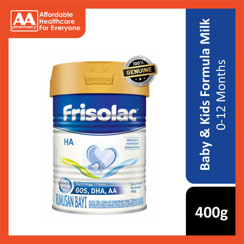 Frisolac HA Infant's Nutritional Milk Formula 400g (For Babies 0-12 Months)