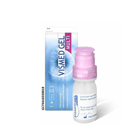 Vismed Gel Multi (Sodium Hyaluronate 0.3%) Lubricant Eye Drops 10mL