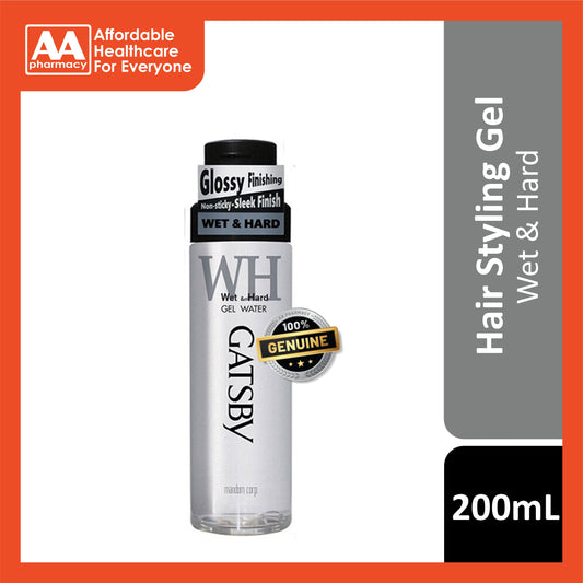 Gatsby Gel Water (Wet and Hard) 200mL